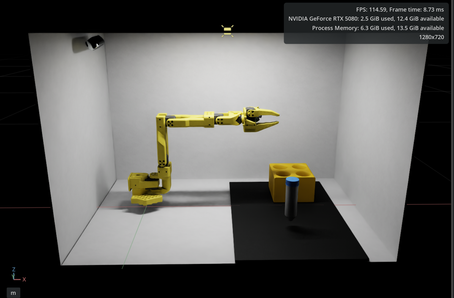 Completed scene
